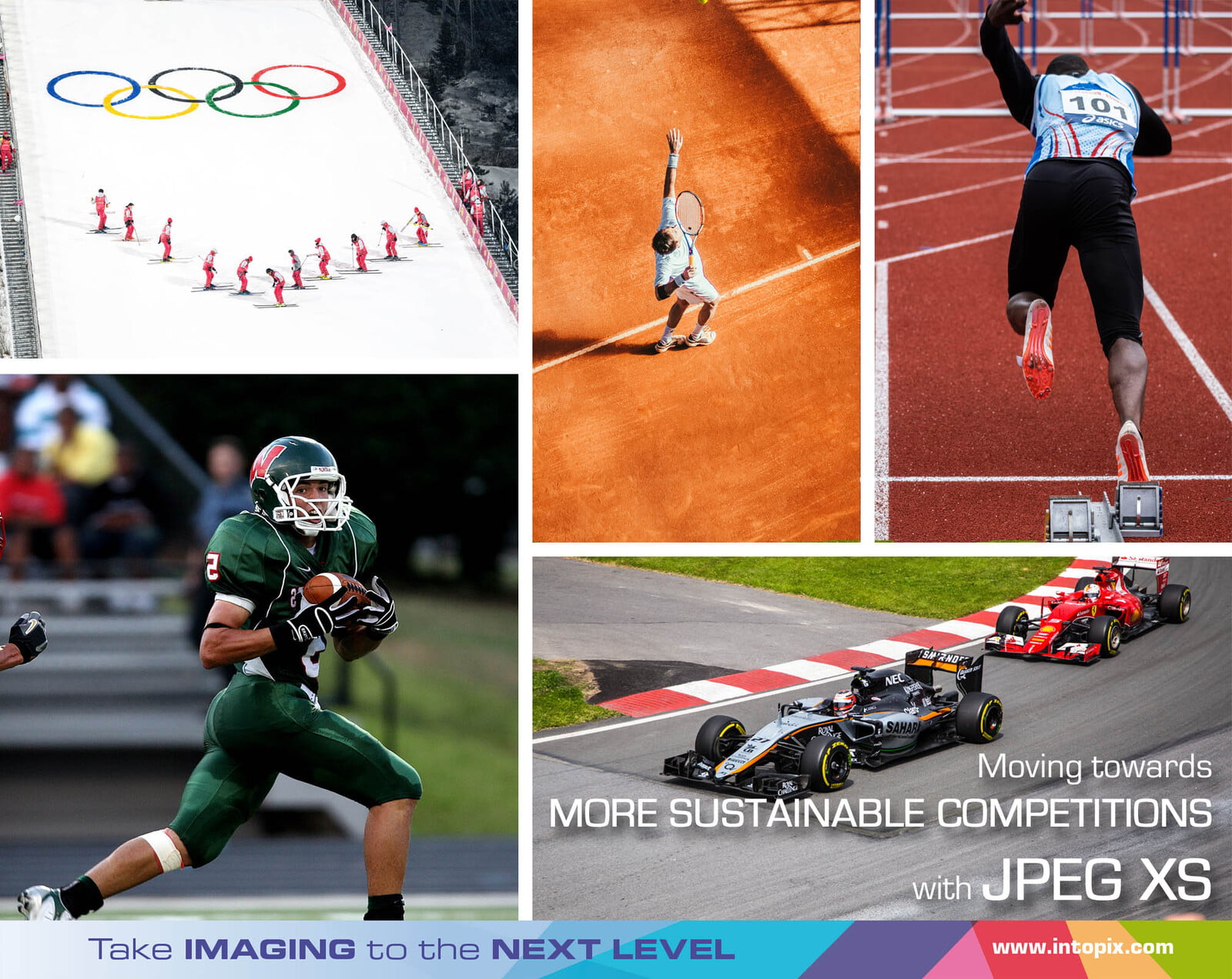 通过使用JPEG XS进行远程制作，使体育比赛更加可持续。